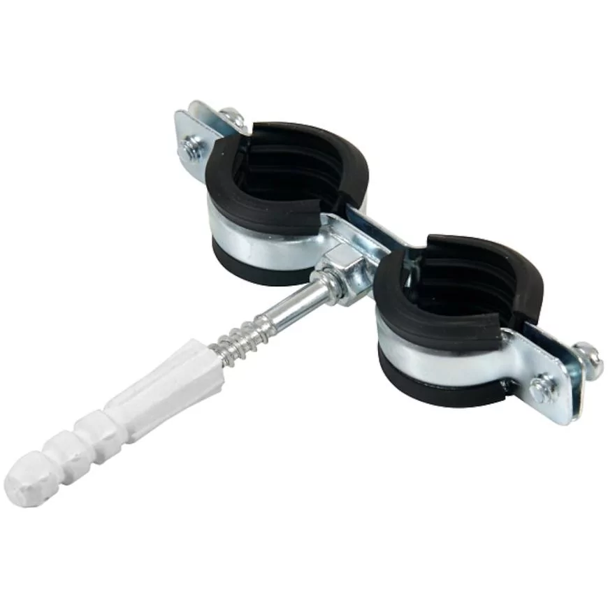 Objímka dvojitá kovová s gumou 3/4" *25-29 M8